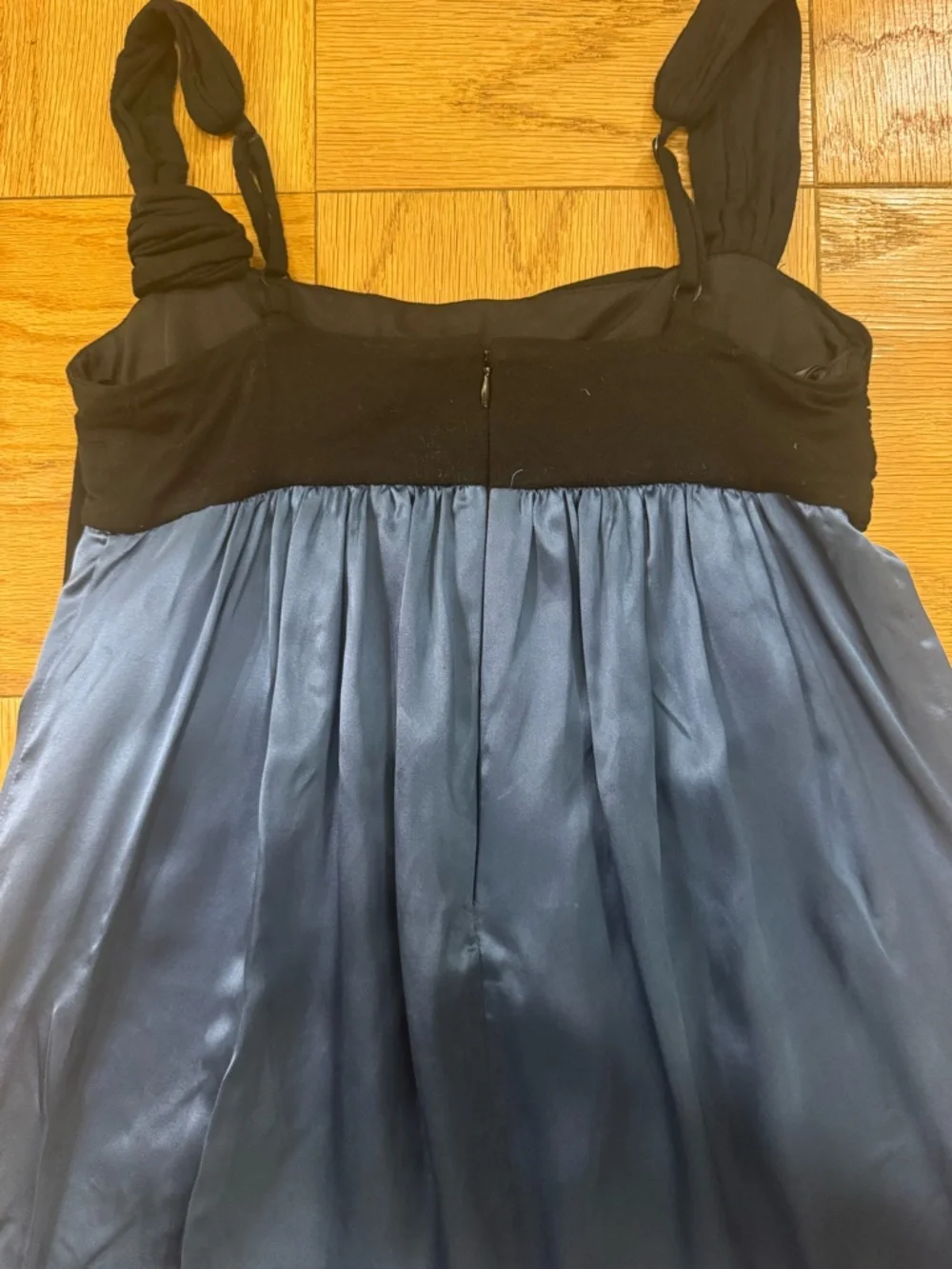 Vintage BCBGMaxAzria Silk Embroidered Dress - Picture 5 of 7